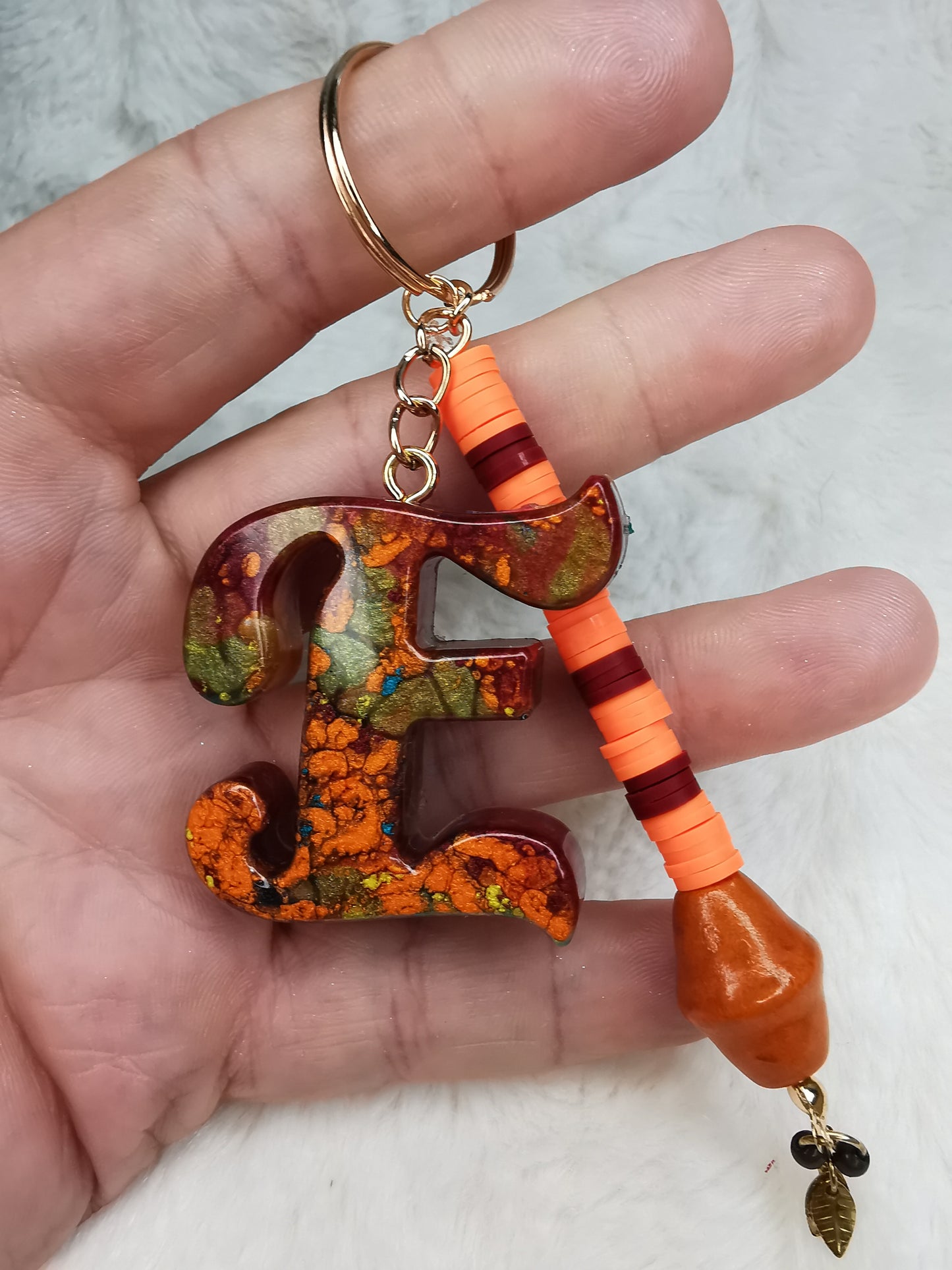 Porte clé lettre E