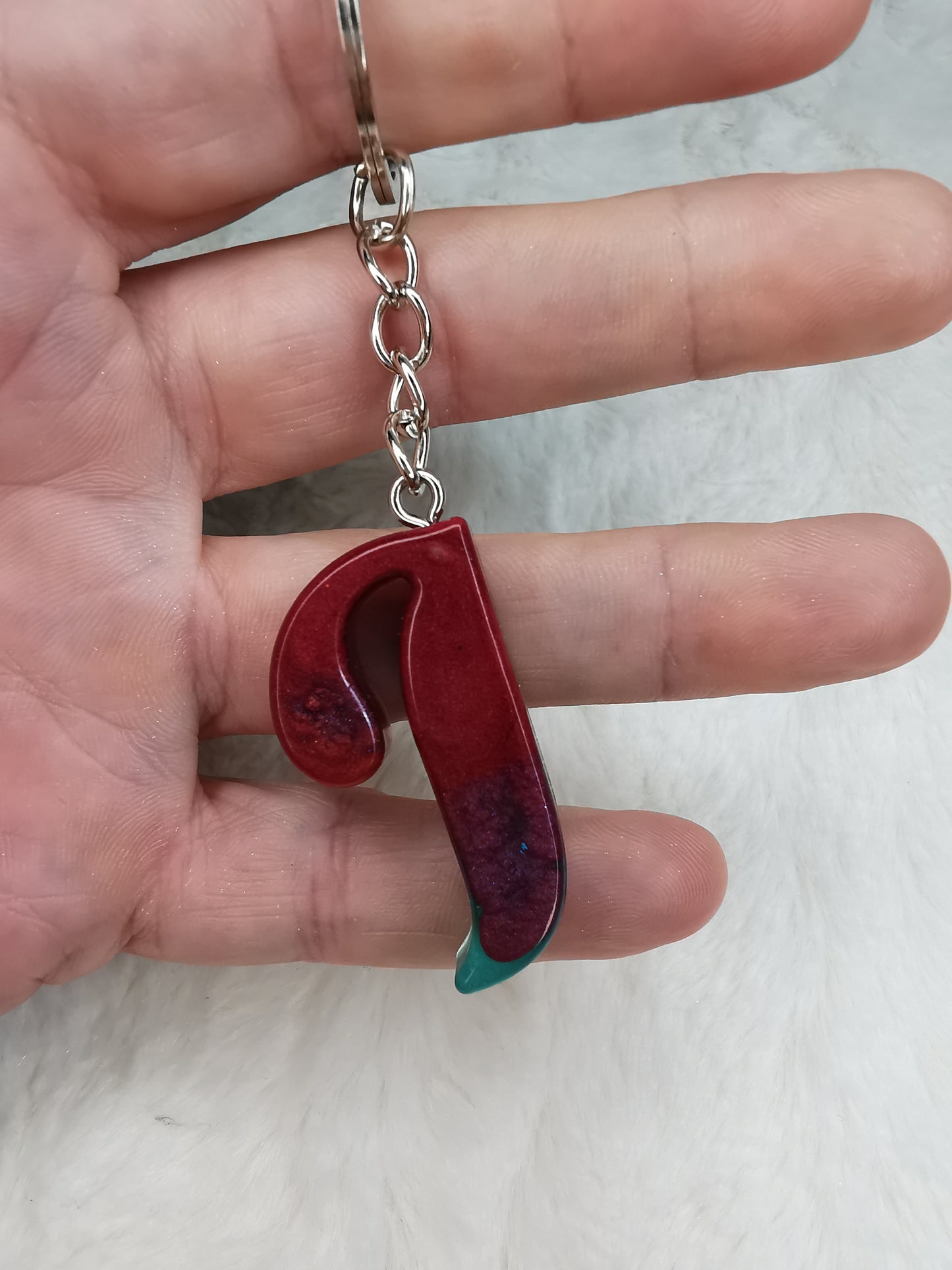 Porte clé lettre I