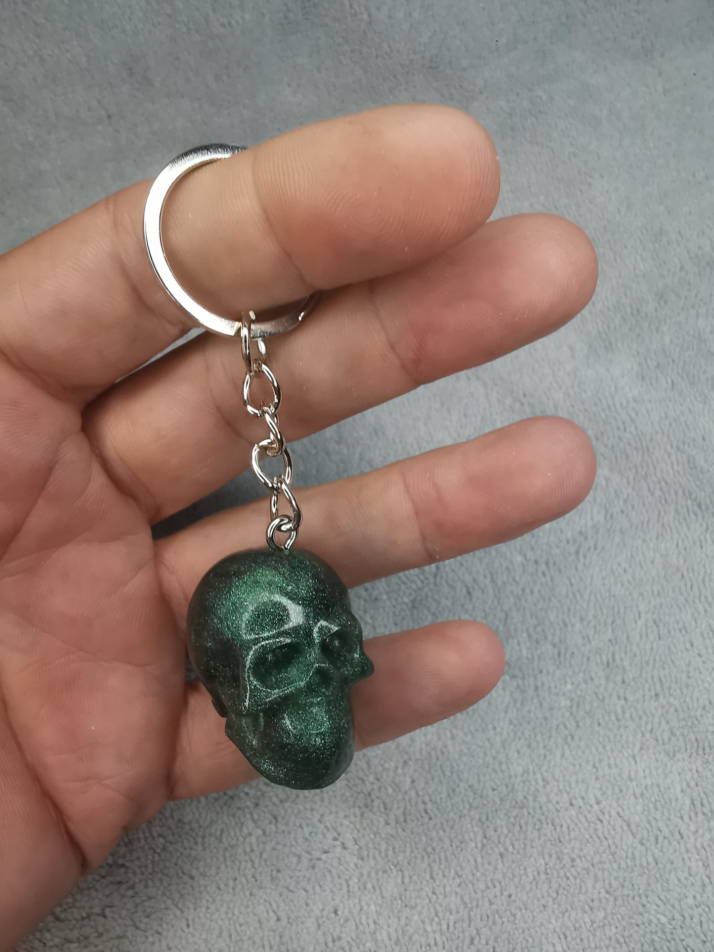 Porte clé tête de mort