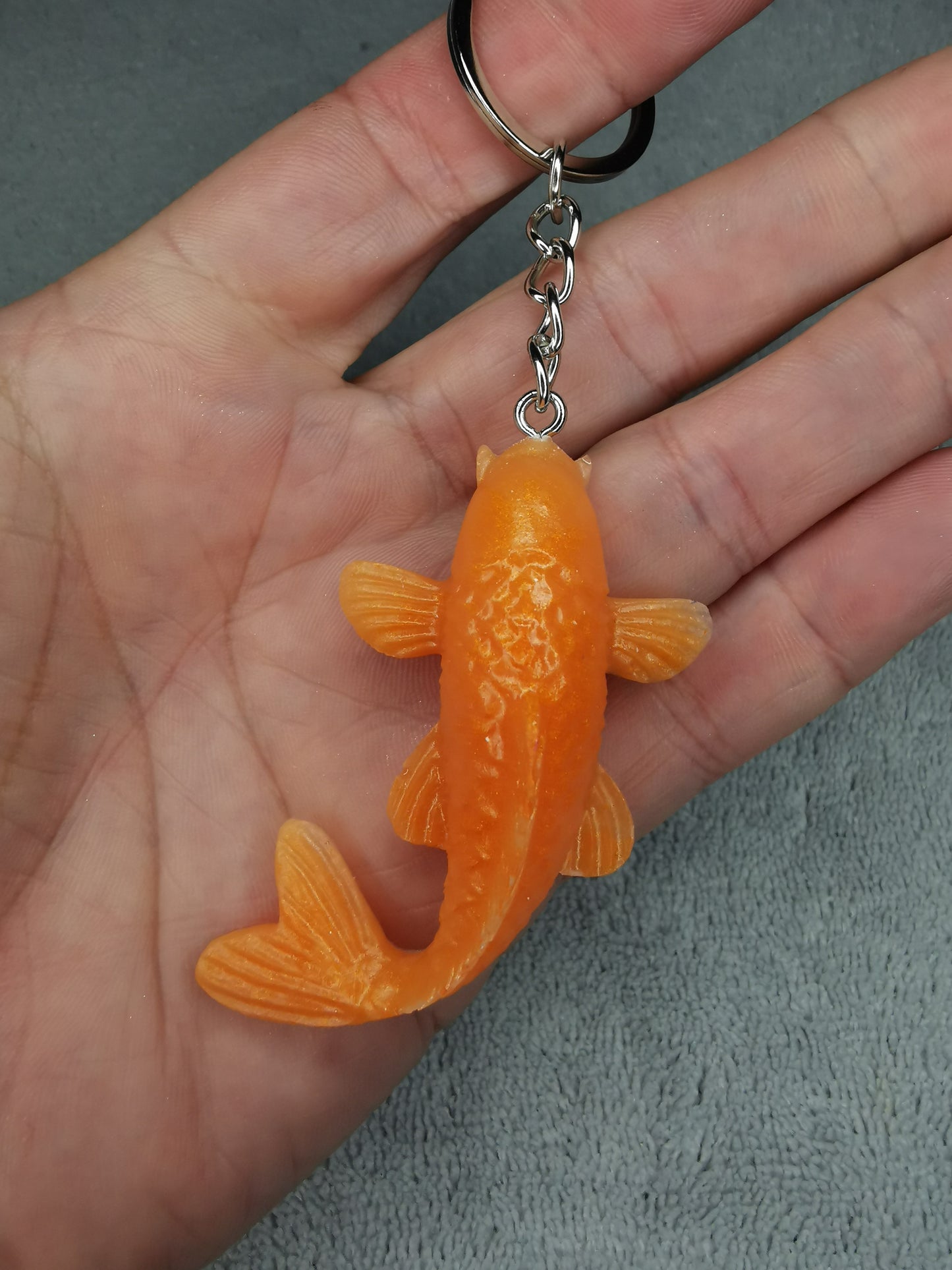Porte clé poisson orange