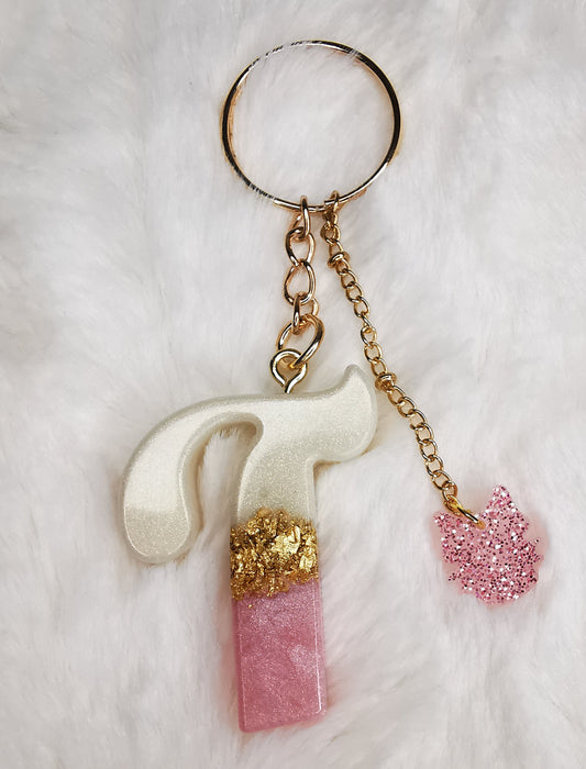 Porte clé lettre T