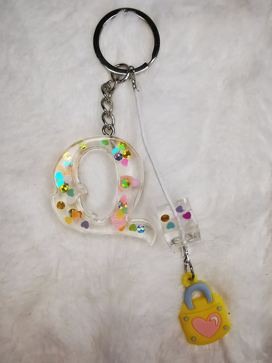 Porte clé lettre Q
