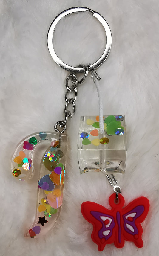 Porte clé lettre I