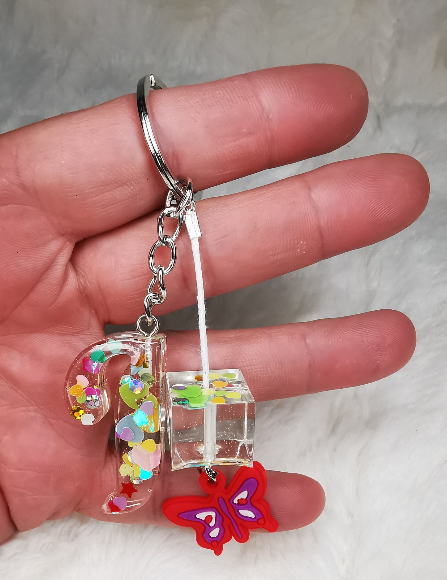 Porte clé lettre I