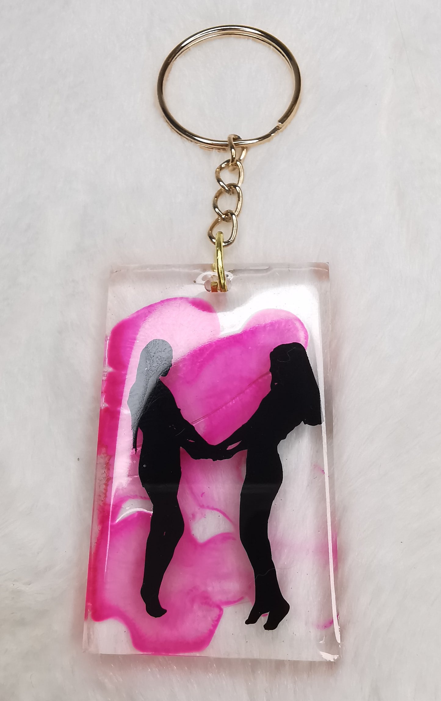 Porte clé 2 filles