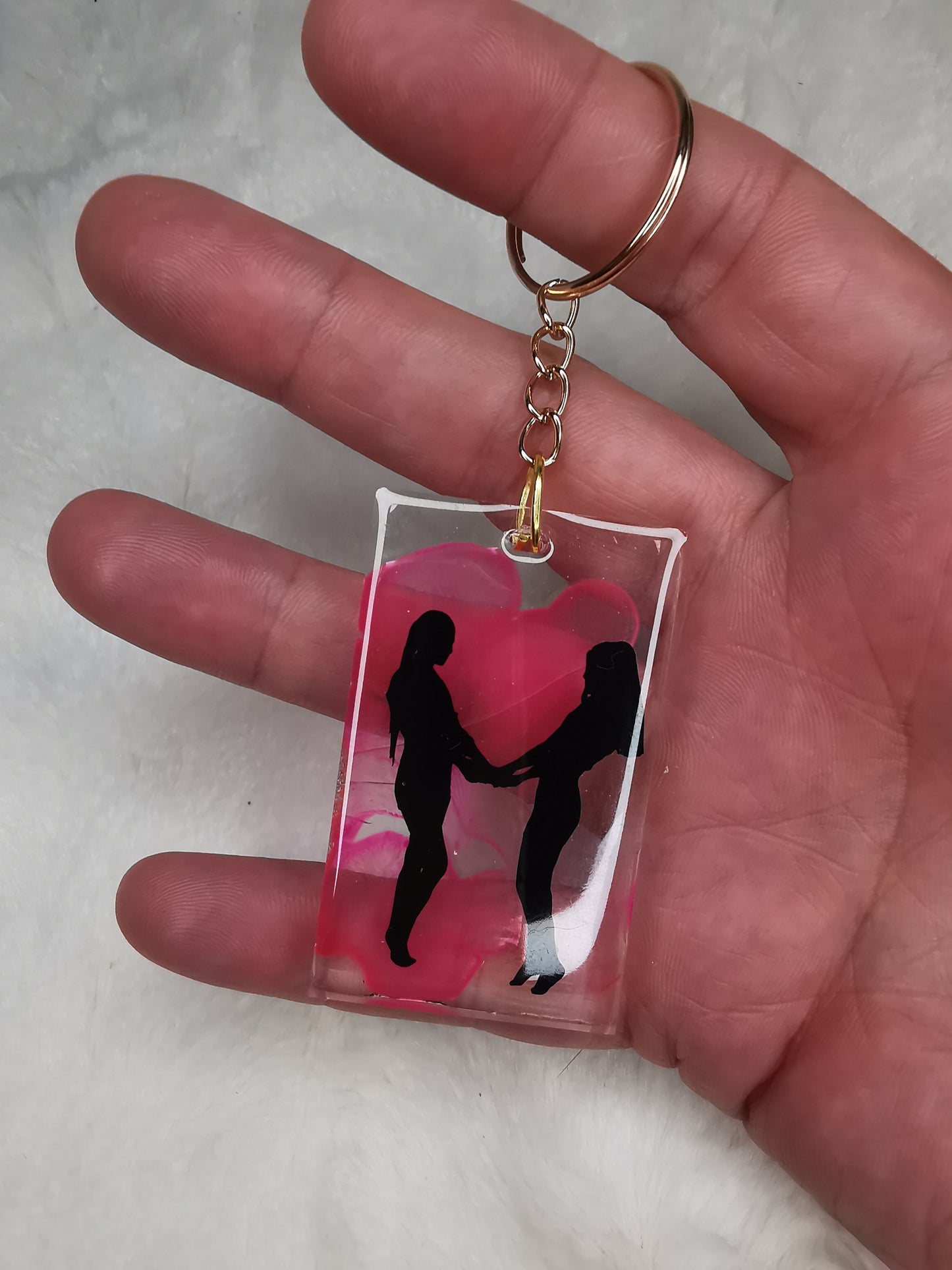 Porte clé 2 filles