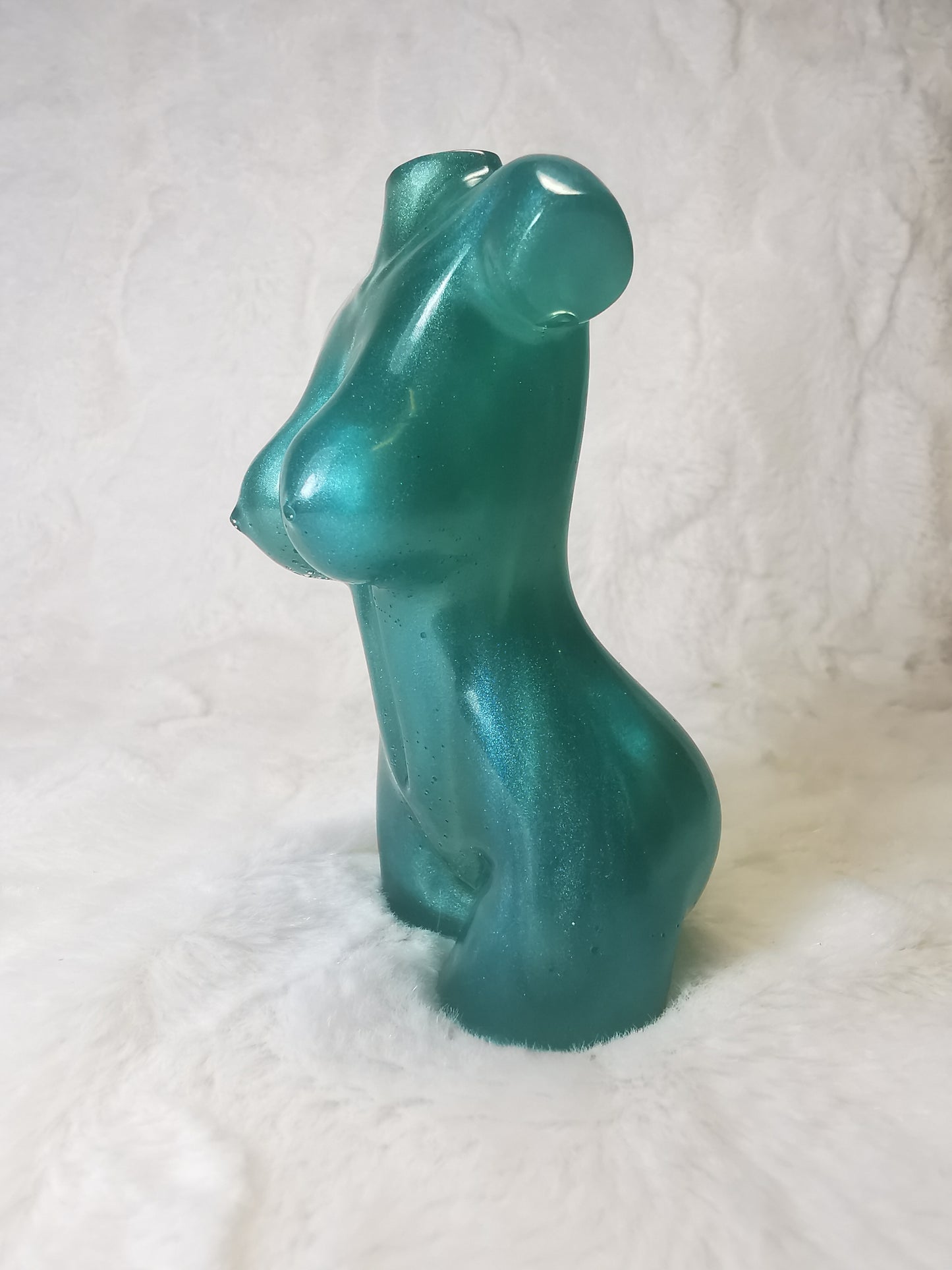 corps femme vert