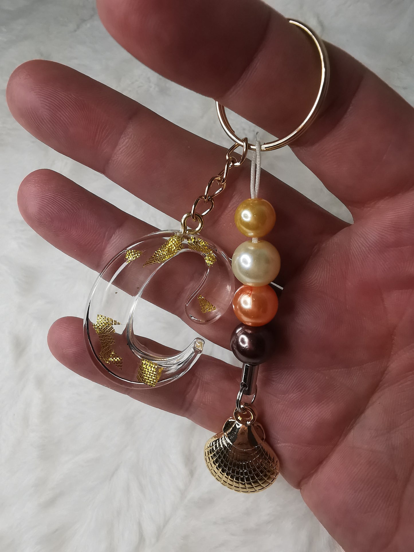 porte cle lettre C