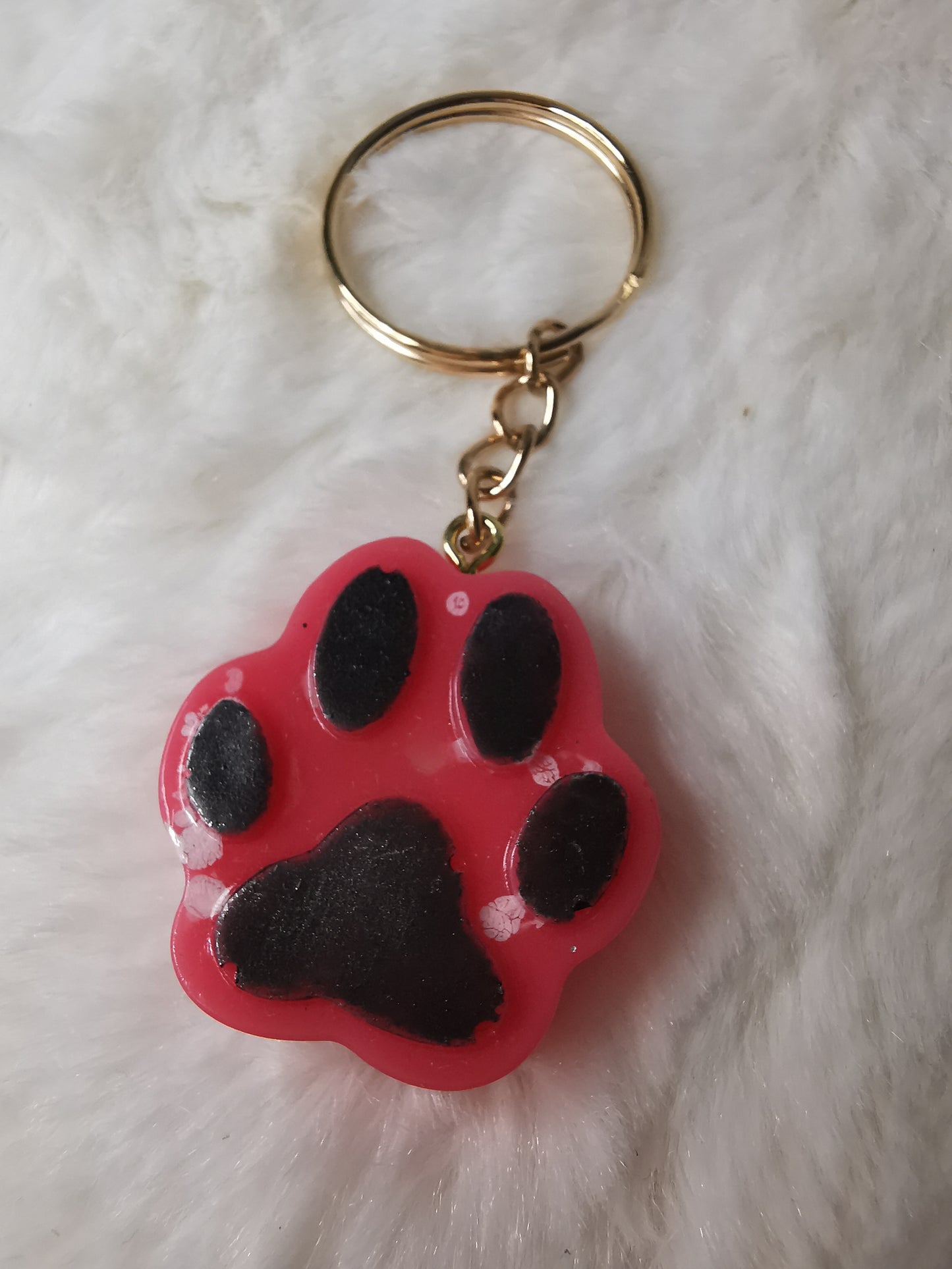 Porte clé patte de chat/chien