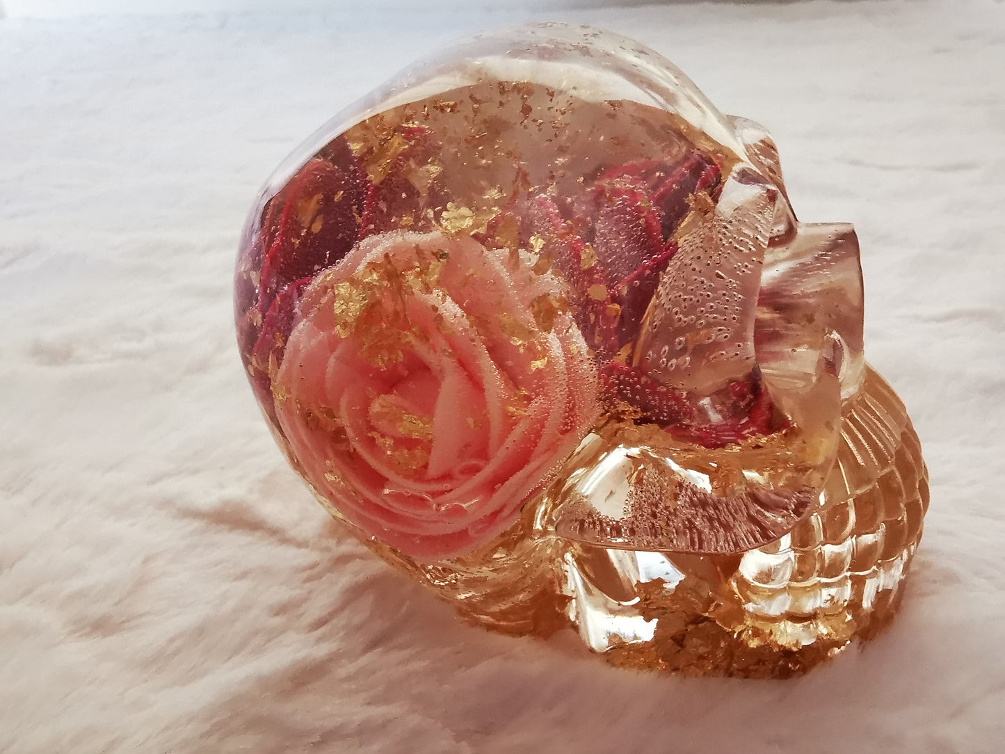 Crane avec rose