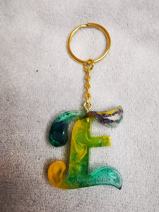 Porte clé lettre E