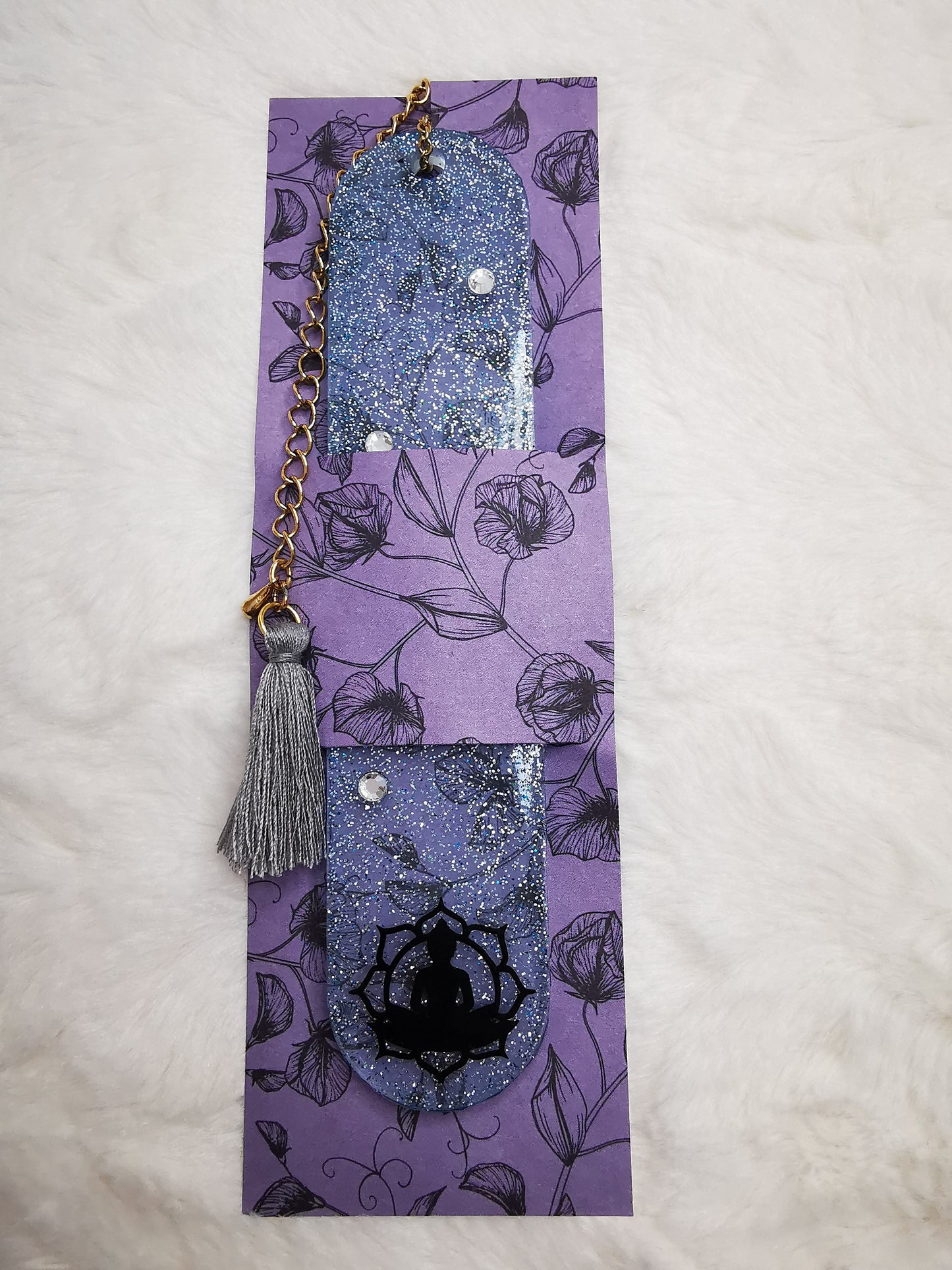 marque page boudha+strass
