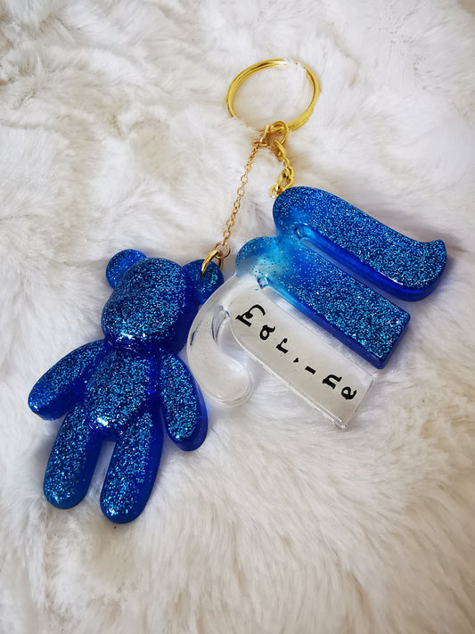 porte clé personnalisé et son ourson