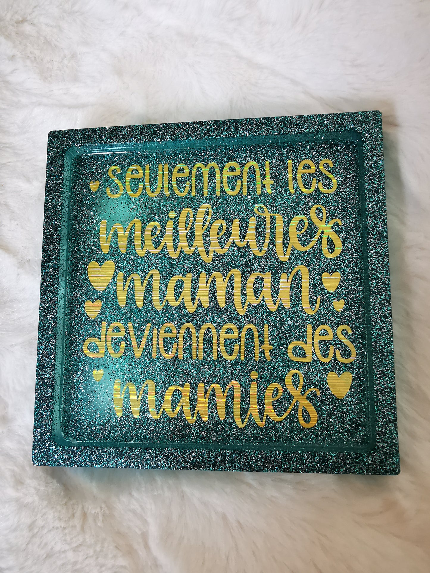 vide poche pailletté (mamie)