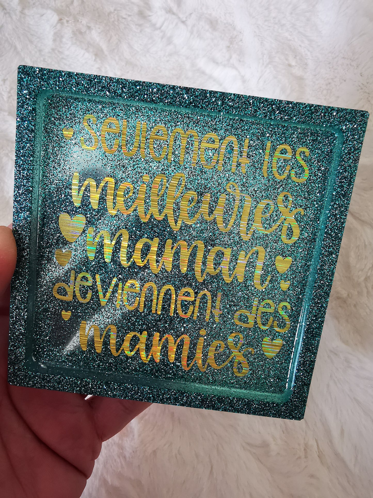 vide poche pailletté (mamie)
