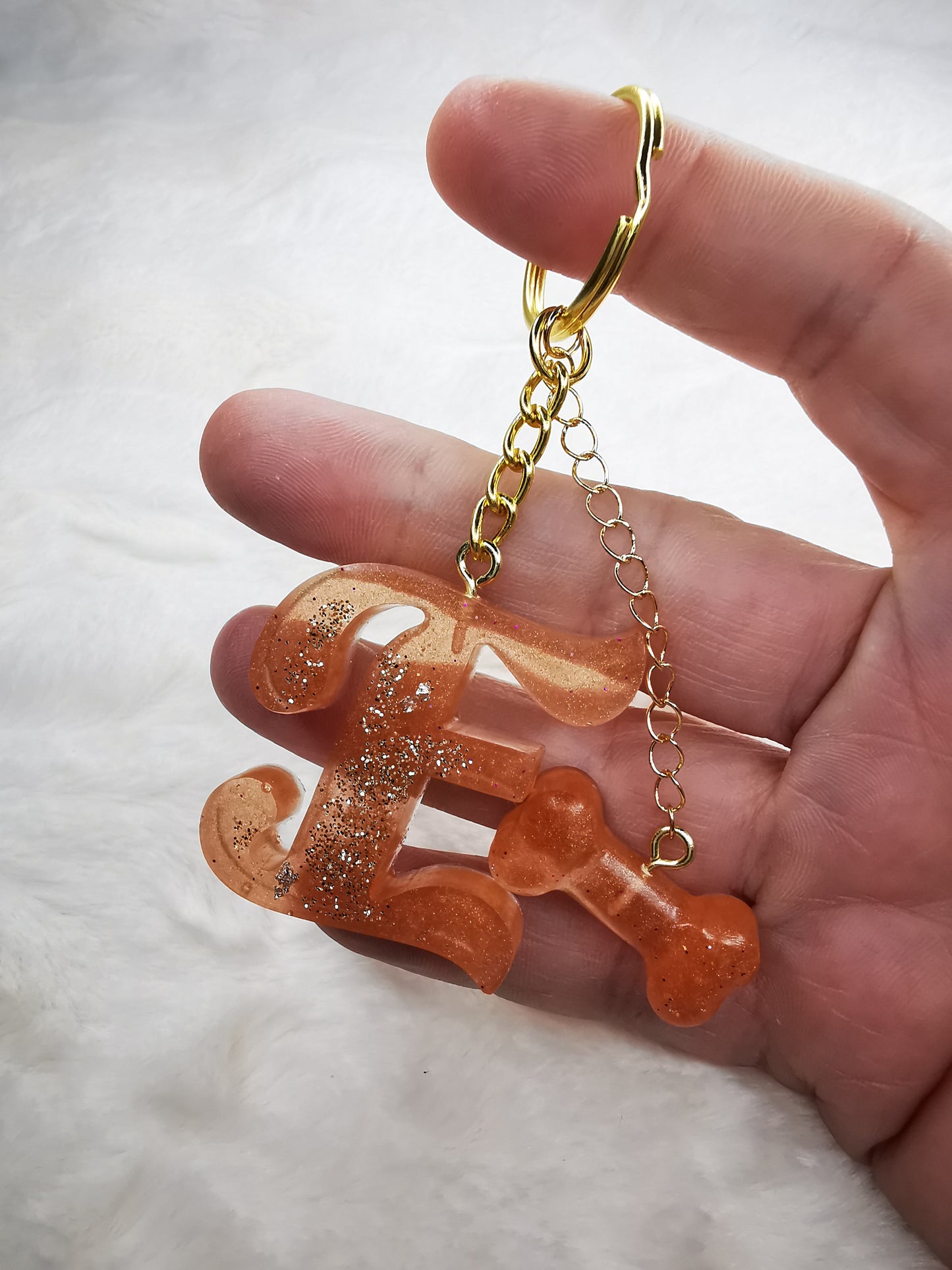 Porte clé lettre E