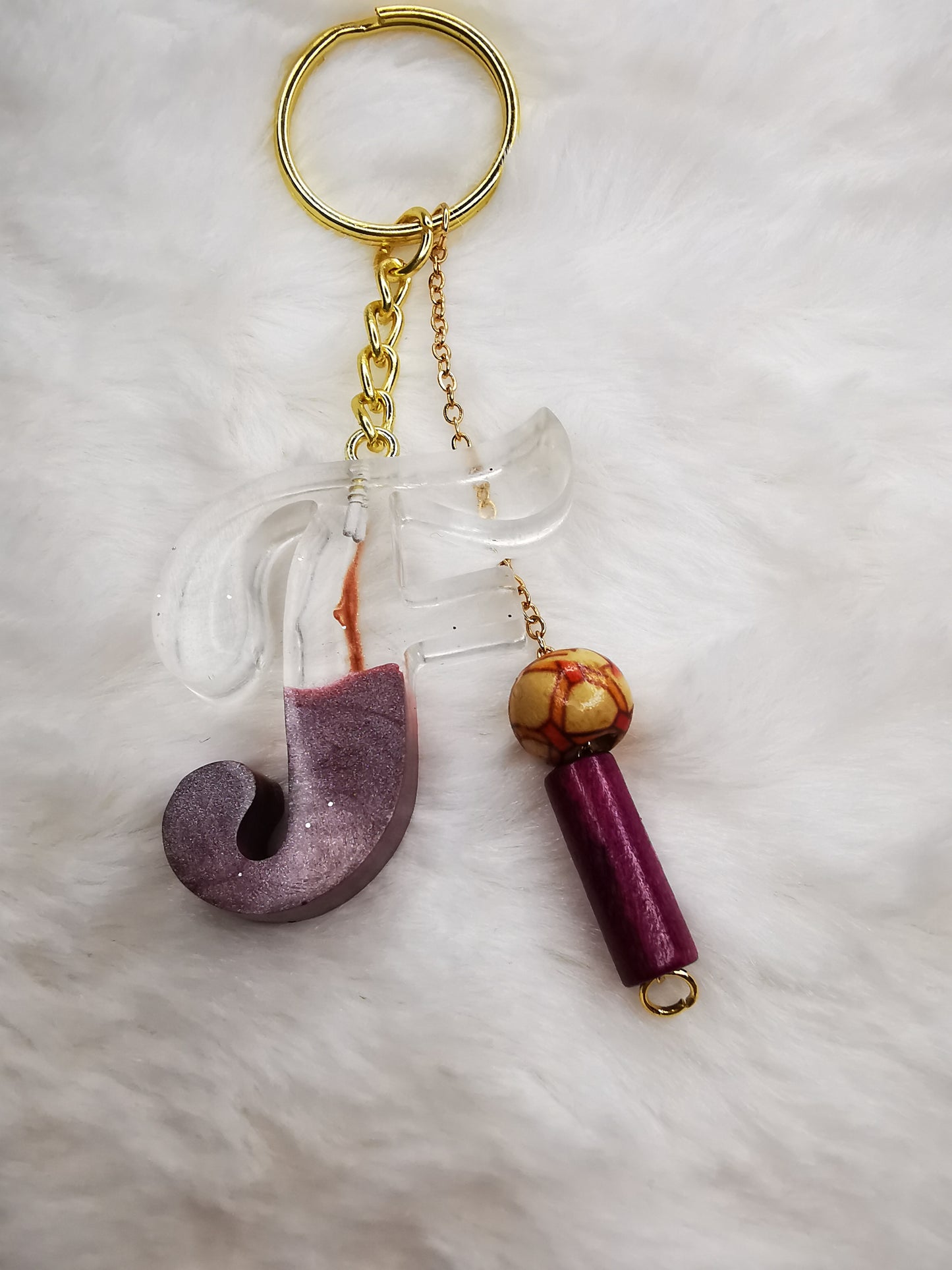 Porte clé lettre F