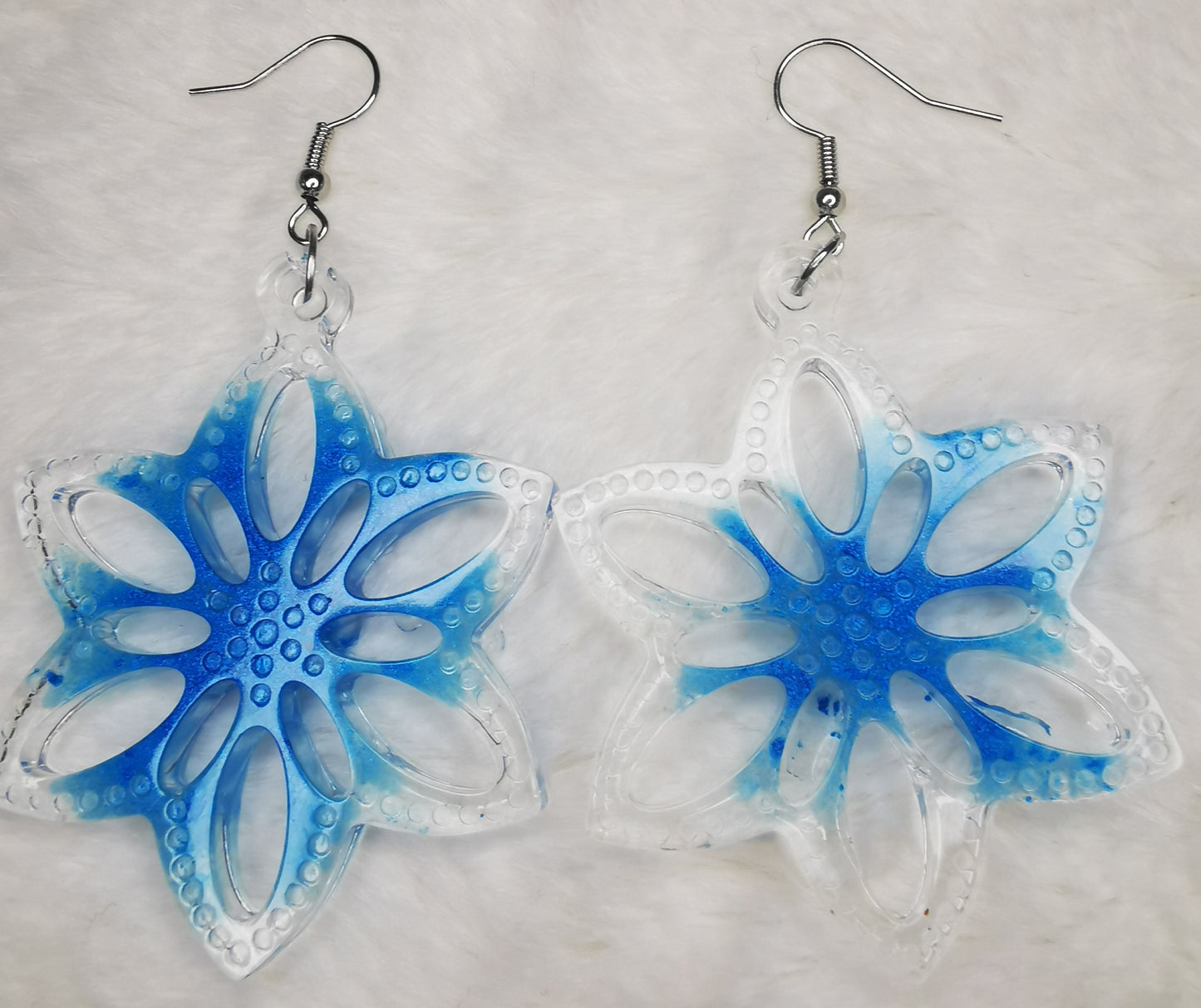 Boucles d'oreilles bleu