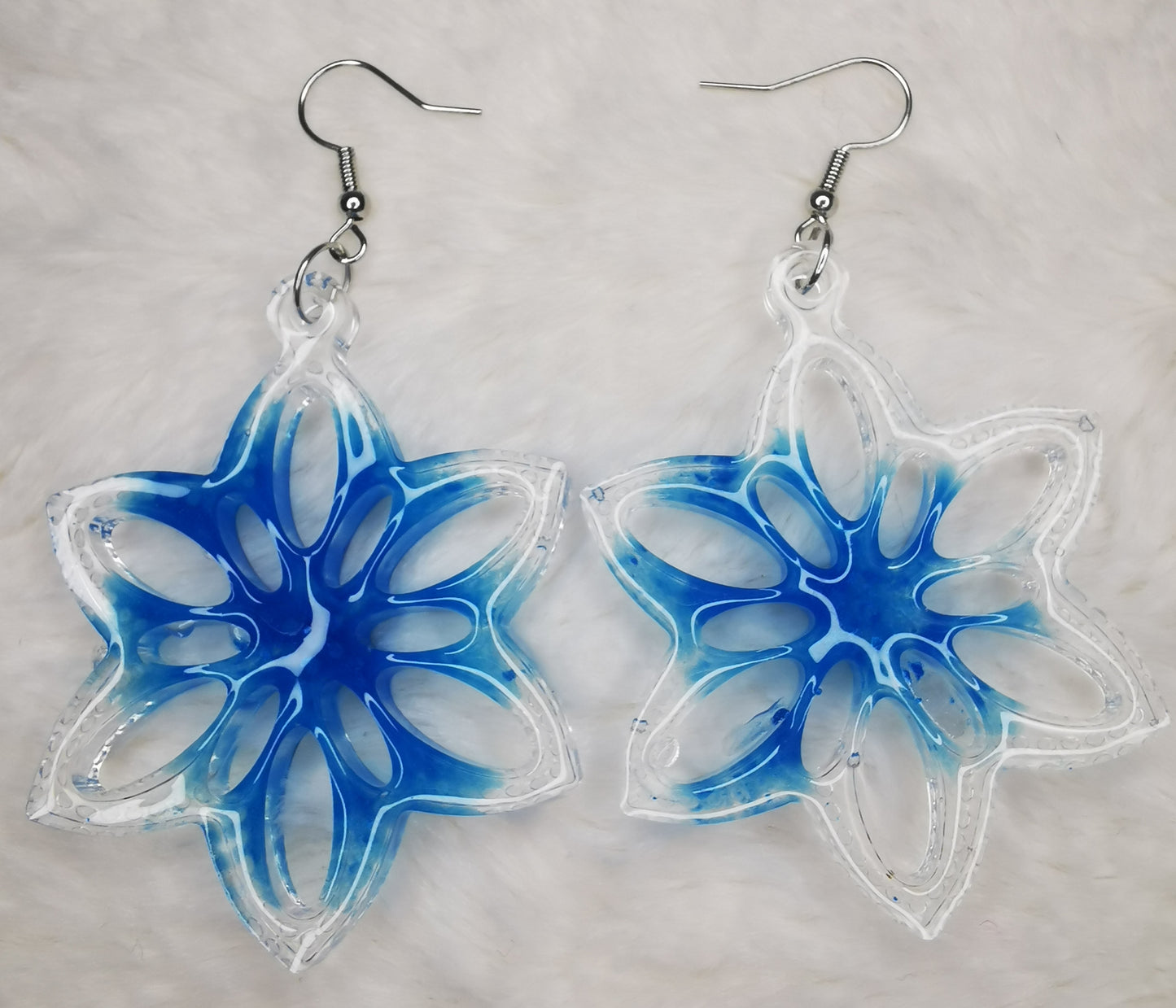 Boucles d'oreilles bleu