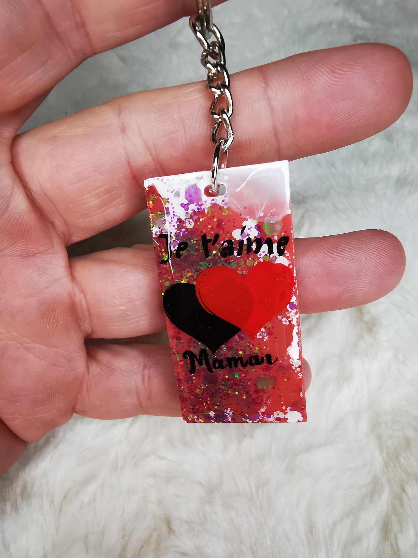 Porte clé maman je t'aime