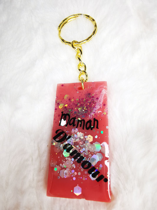 Porte clé maman d'amour