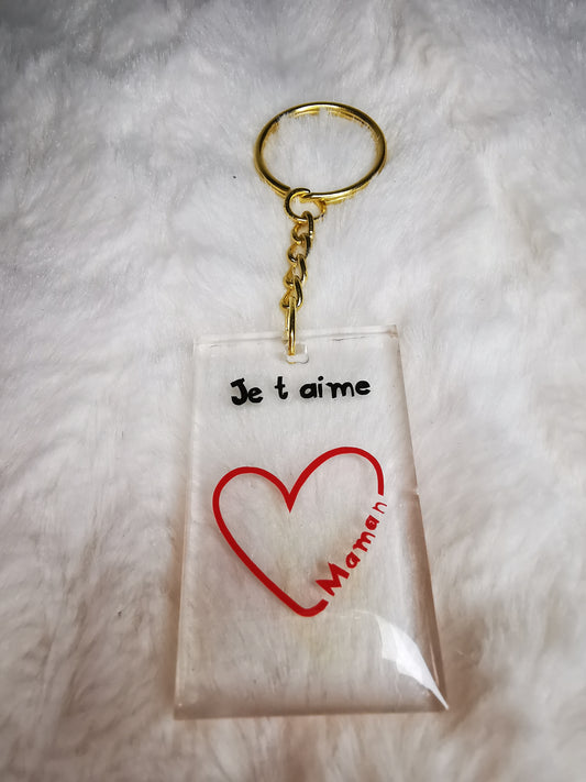 Porte clé maman je t'aime