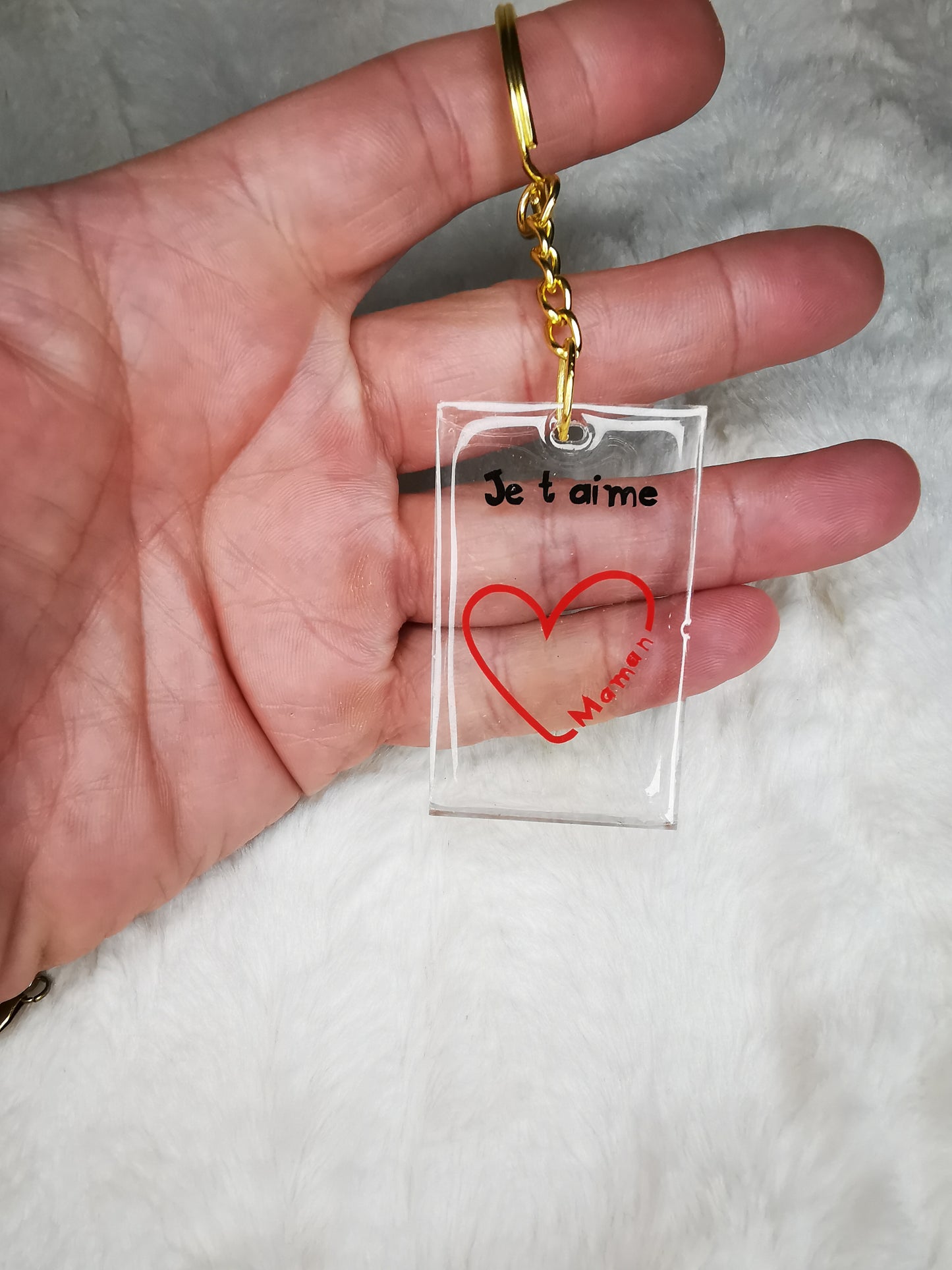 Porte clé maman je t'aime