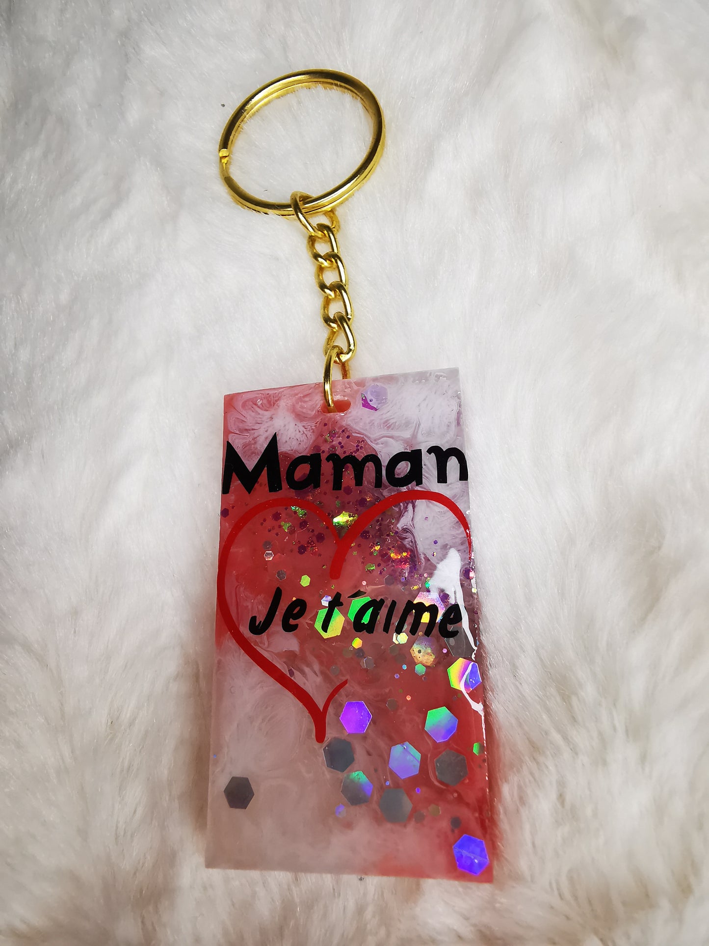 Porte clé maman je t'aime