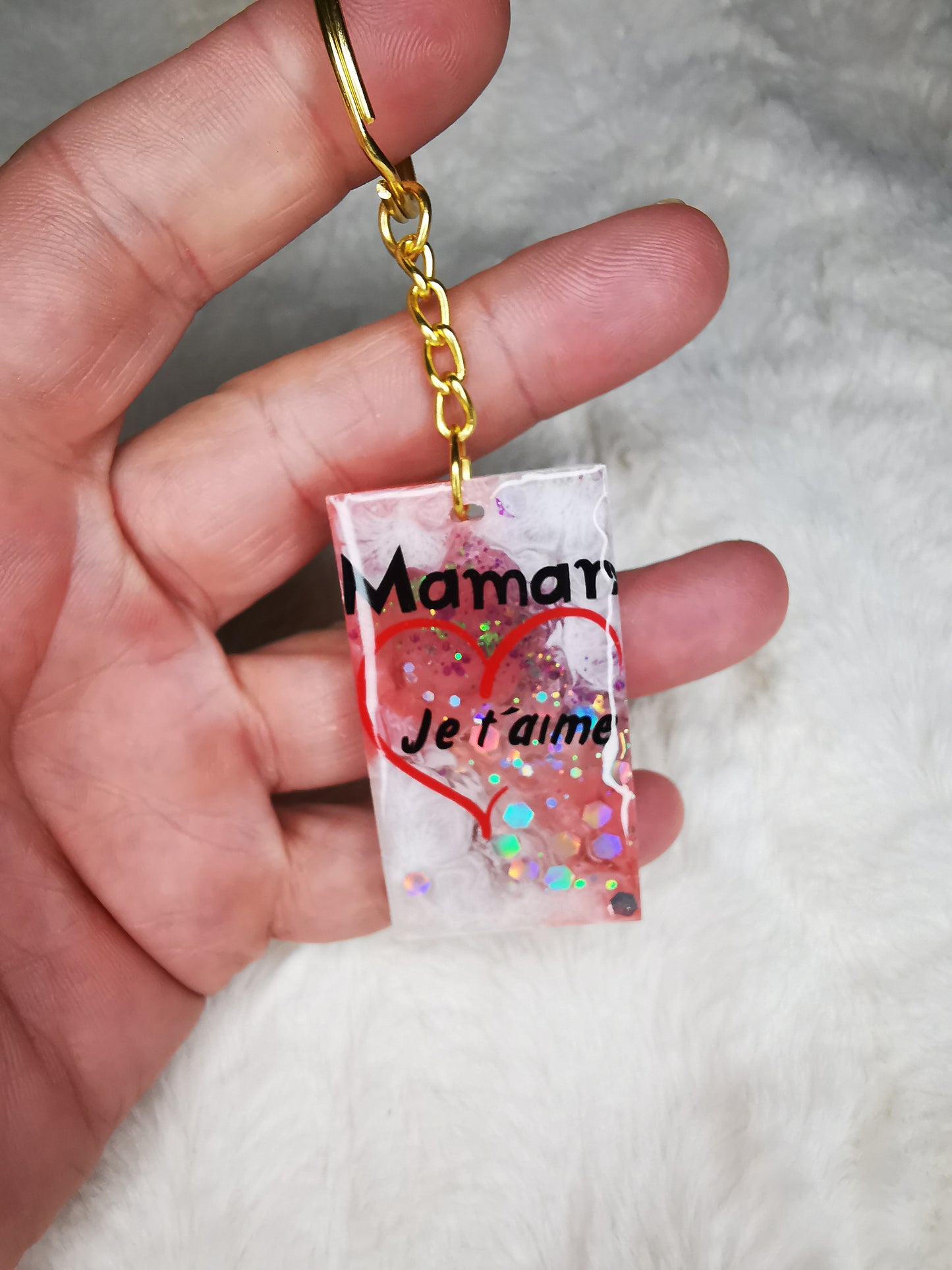 Porte clé maman je t'aime