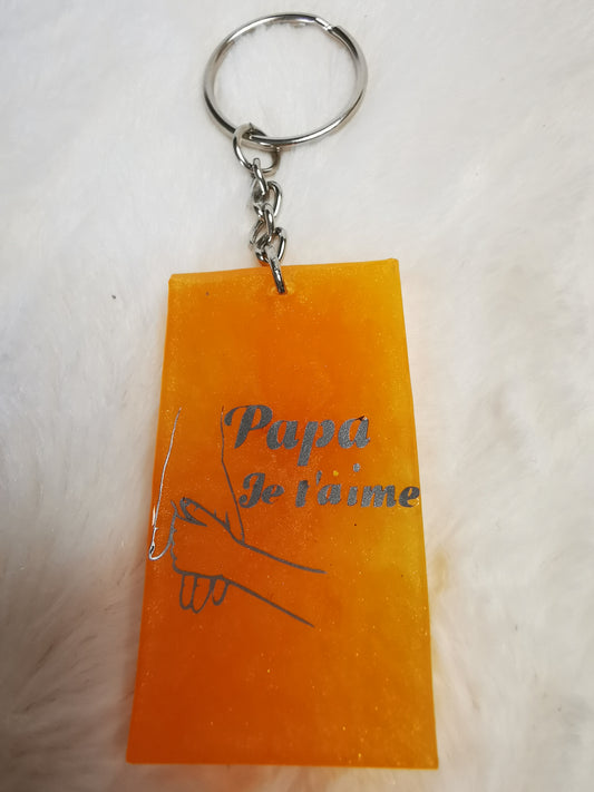 Porte clé papa je t'aime