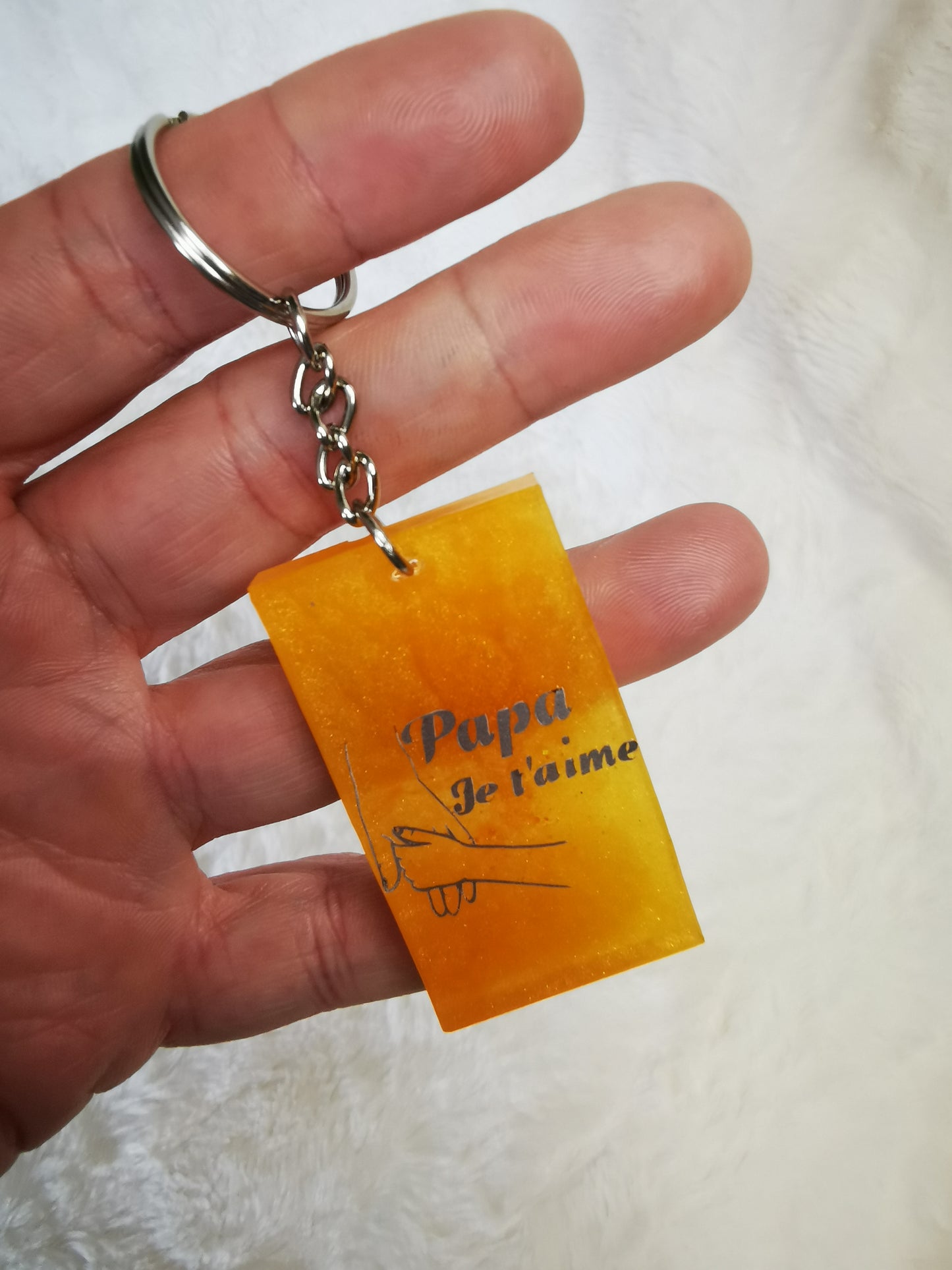 Porte clé papa je t'aime