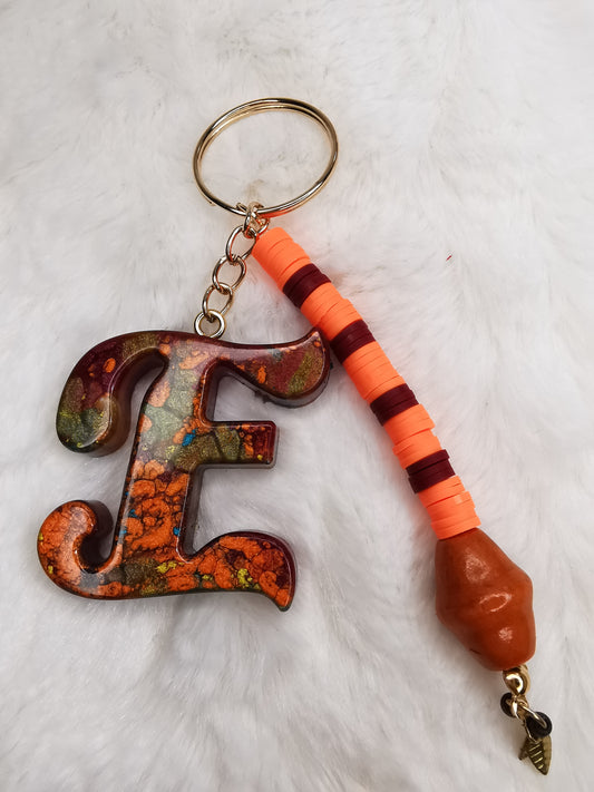 Porte clé lettre E