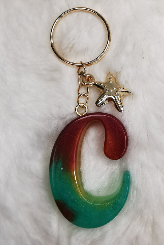 Porte clé lettre C