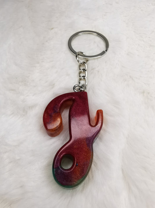 Porte clé lettre J