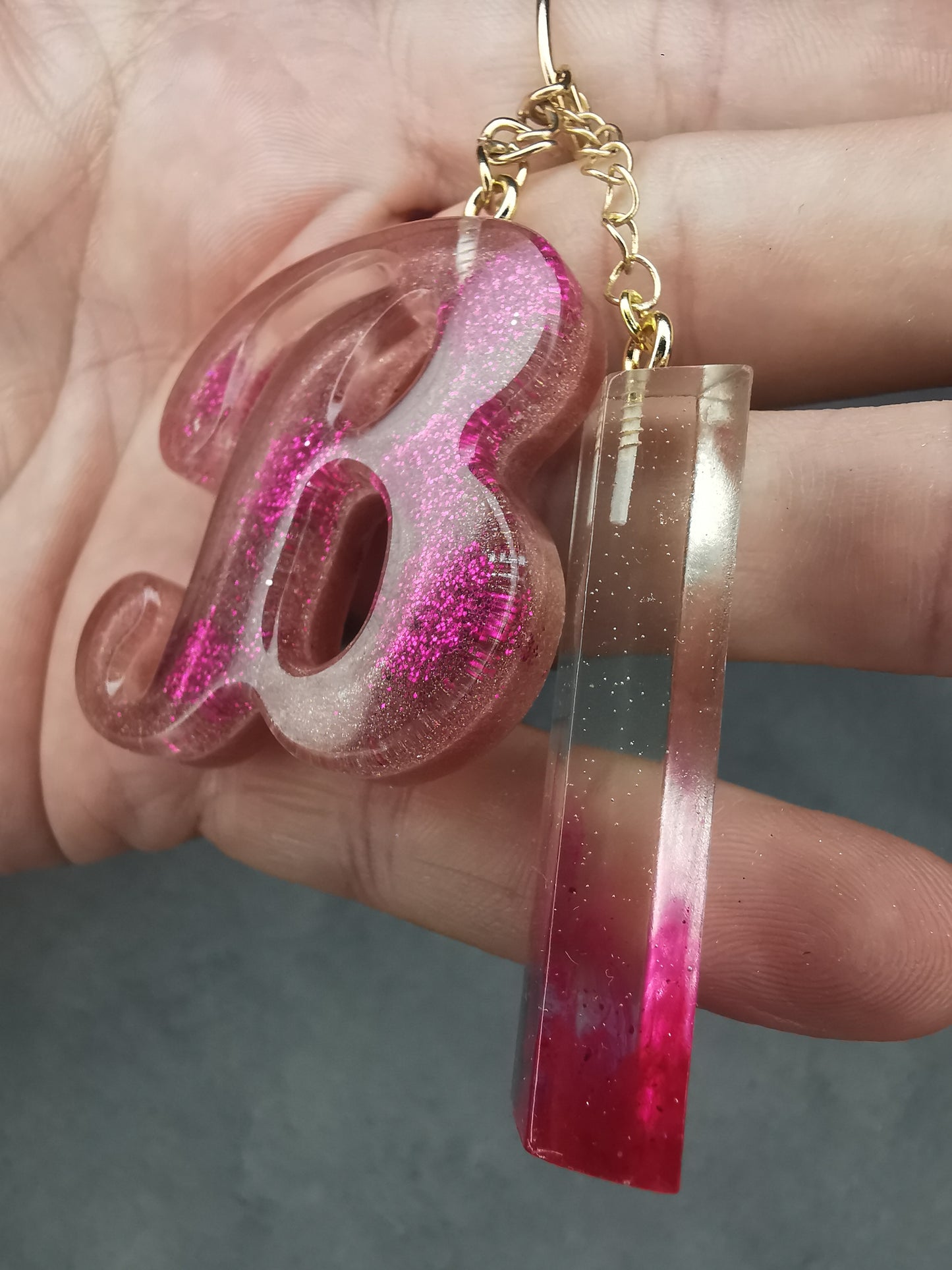 Porte clé lettre B