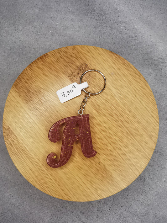 Porte clé lettre A