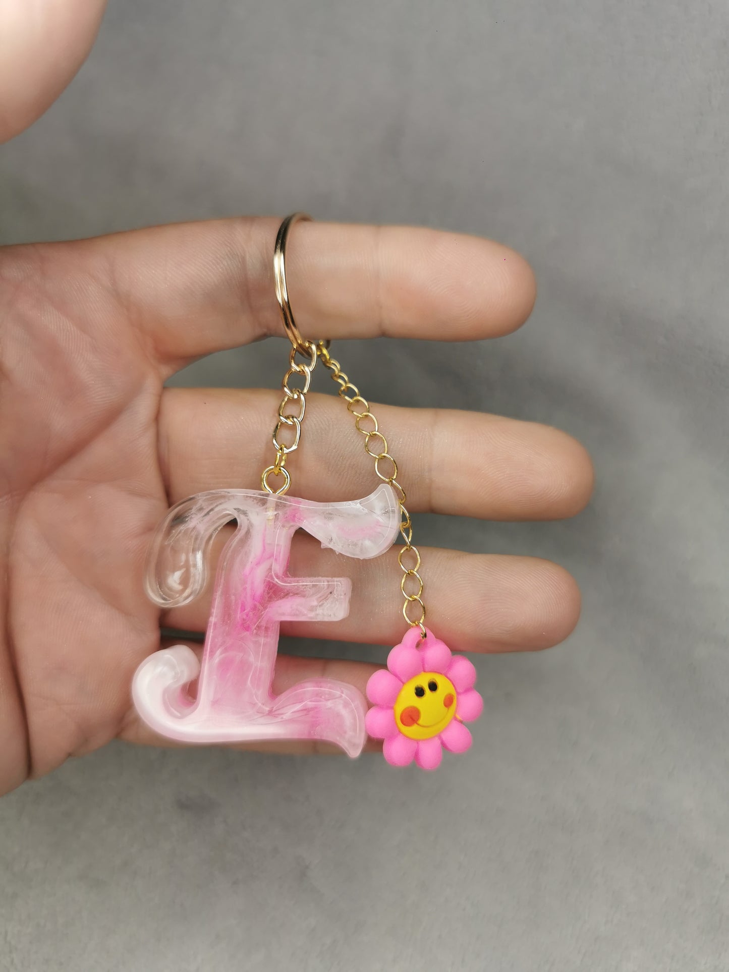 Porte clé lettre E