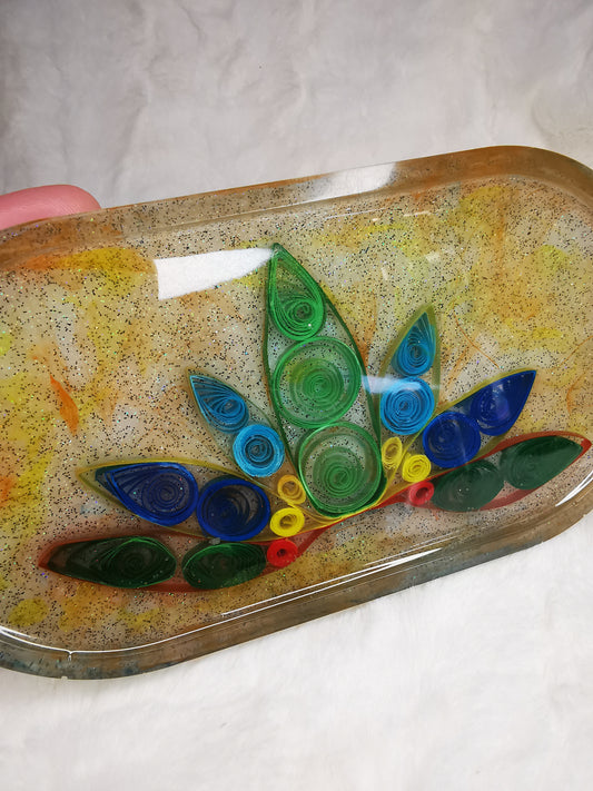 vide poche ou plateau avec quiling