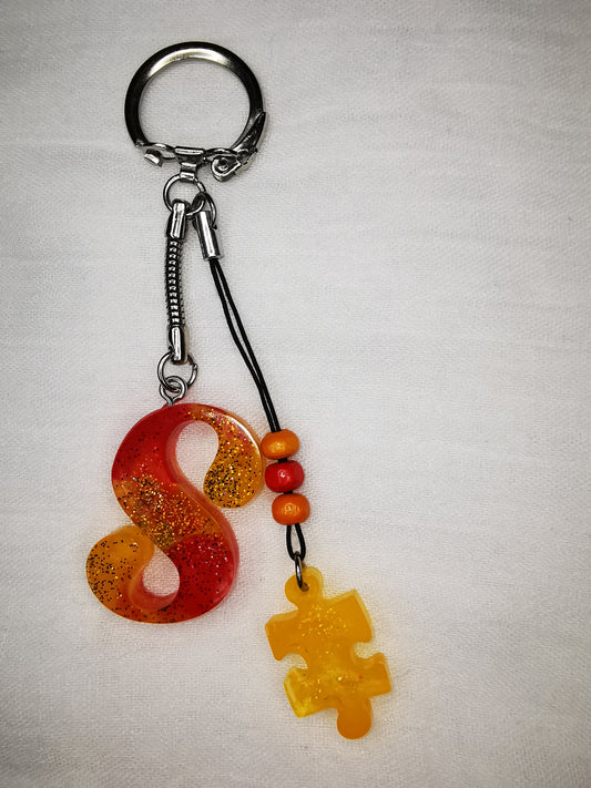 porte clé lettre S