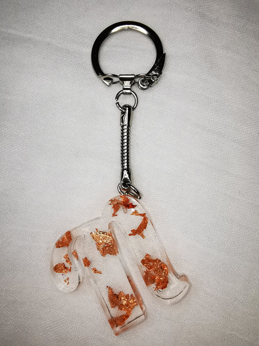 porte clé lettre N