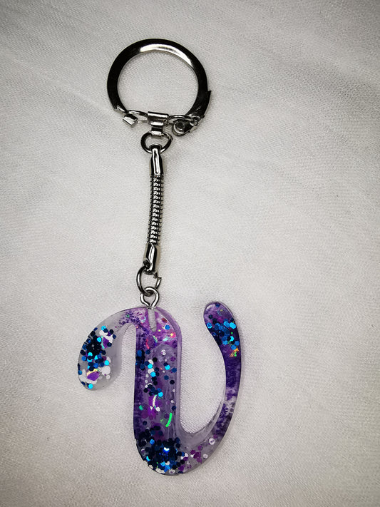 porte clé lettre V