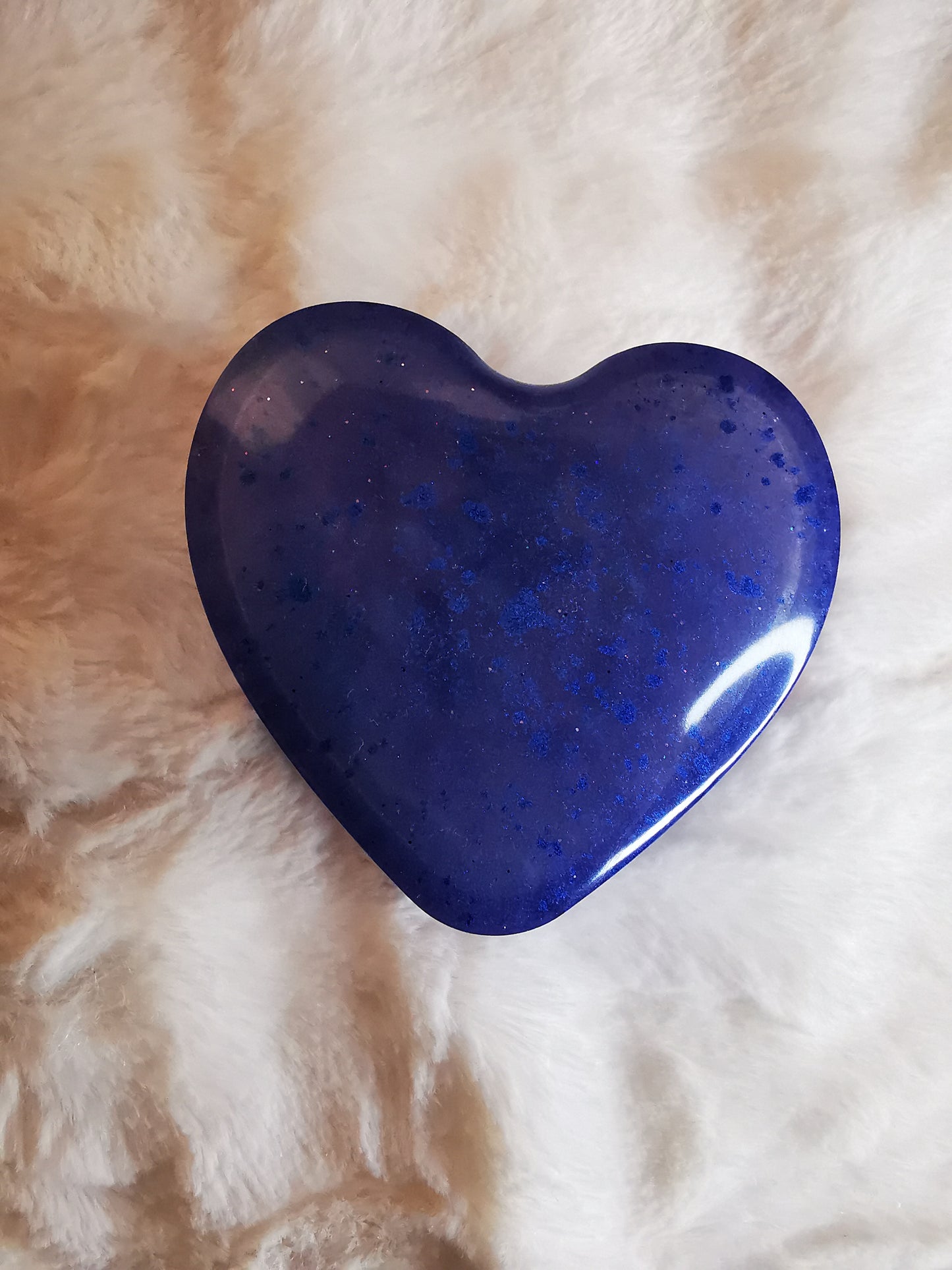 boite coeur bleu