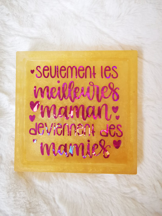 vide poche jaune brillant ( mamie)