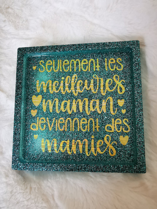 vide poche pailletté (mamie)