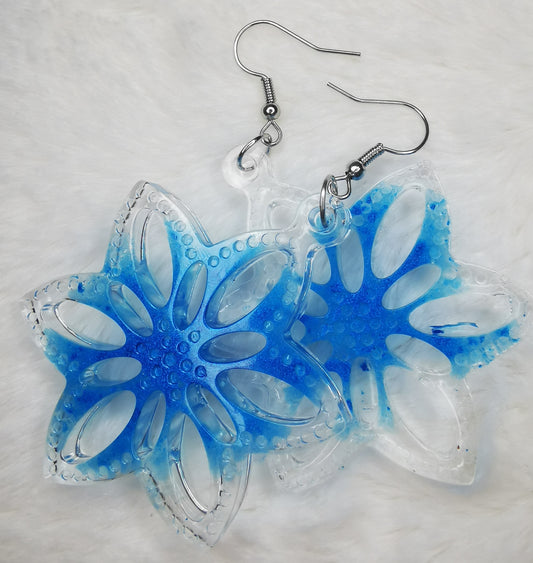 Boucles d'oreilles bleu