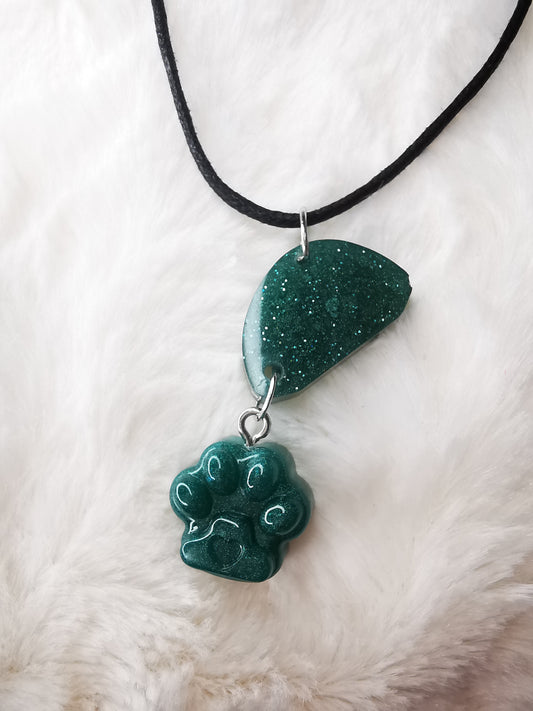 collier patte de chat/chien