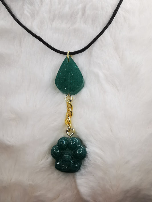 collier patte de chat/chien