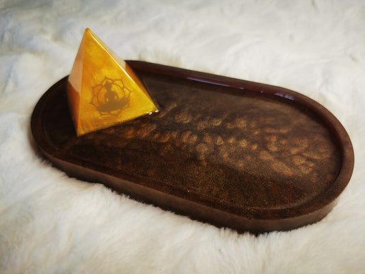 Vide poche avec pyramide shakra