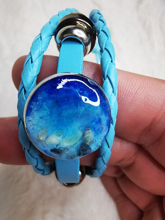 Bracelet mer et coquillage