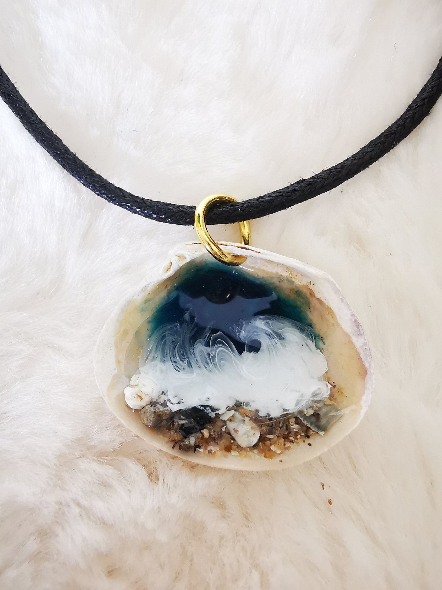 Collier coquillage/mer